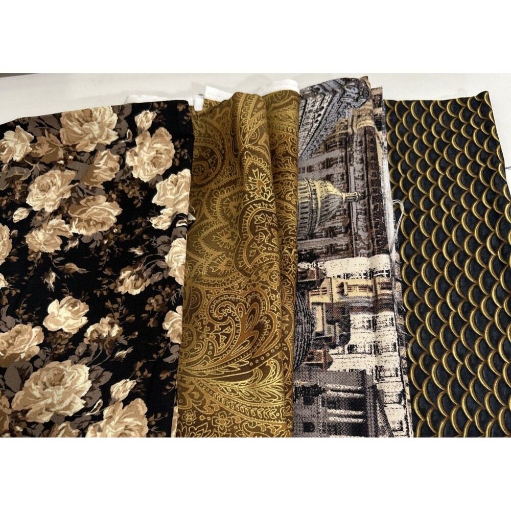 Fabric Lot Quilting Crafts Sewing Art Project Cotton Coordinating Prints